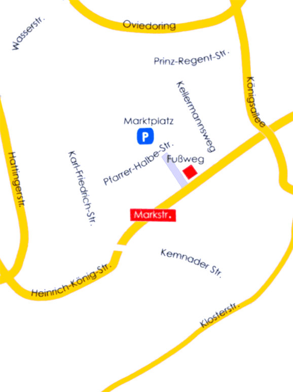 Anfahrtsplan Standort Bochum Weitmar - Mark