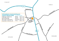 Anfahrtsplan Standort Bochum Weitmar - Mitte
